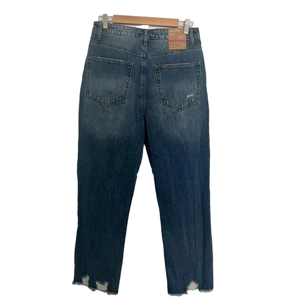 VANILLA STAR 90’s Boyfriend Super High Rise Jeans - Picture 9 of 10